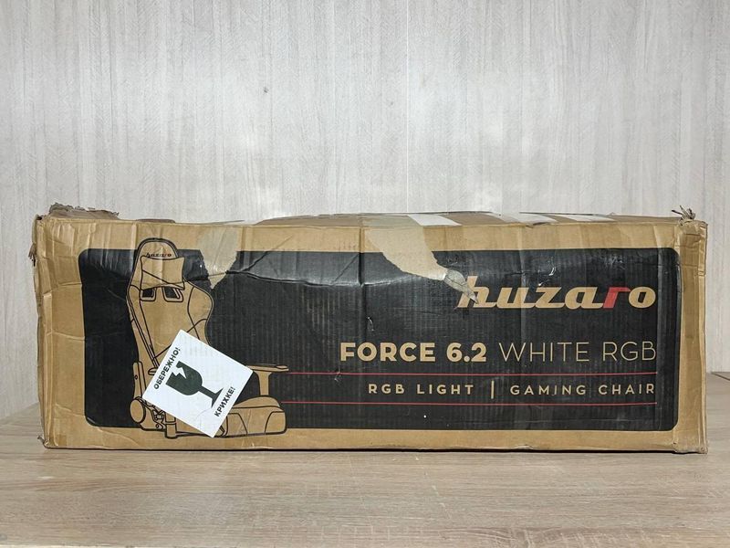 Комп'ютерне крісло для геймера Huzaro Force 6.2 White RGB 10001308 фото