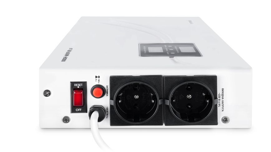 Стабілізатор напруги Real-El STAB SLIM-2000 White (EL122400008) 580408ua фото