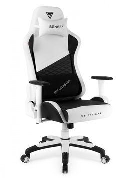 Комп'ютерне крісло для геймера Sense7 Spellcaster Senshi Edition XL White 489964 фото