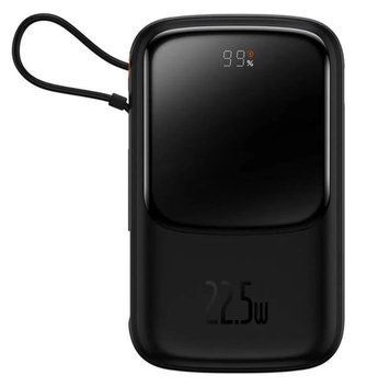 Внешний аккумулятор (павербанк) Baseus Qpow 10000mAh 22.5W Black (PPQD060101) 613612 фото