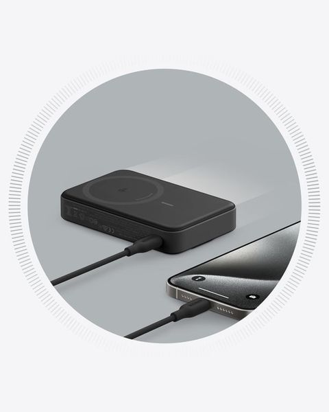 Зовнішній акумулятор (павербанк) Anker MagGo 10K 10000mAh 15W Qi2 Black (A1654P11) 613548 фото