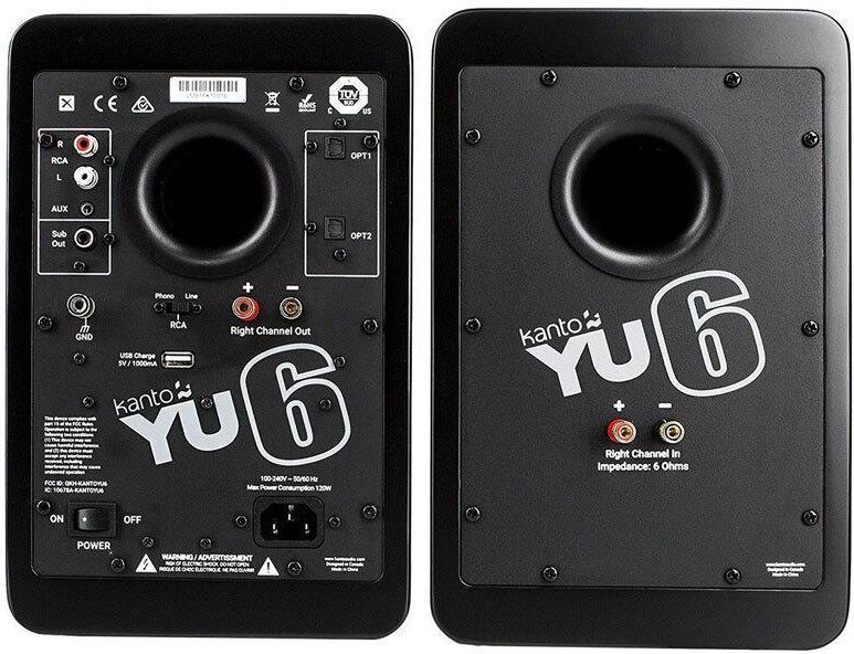 Акустична колонка Kanto YU6 Matte Black 600905 фото