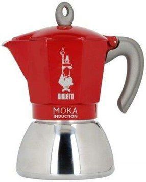 Кавоварка гейзерна Bialetti Moka Induction 6 TZ red 290197 фото