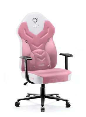 Комп'ютерне крісло для геймера Diablo Chairs X-Gamer 2,0 Normal Size Marshmallow Pink 360642 фото