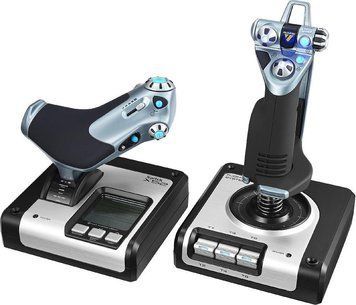 Джойстик, важіль управління двигуном Logitech G Saitek X52 Flight Control System (945-000006) 504120 фото