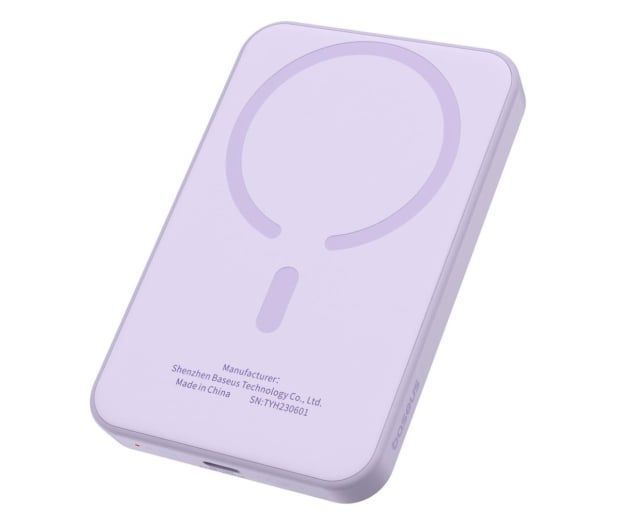 Зовнішній акумулятор (павербанк) Baseus Magnetic Mini 5000mAh 20W Purple (P10022107513-00) 612955 фото