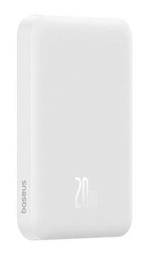 Внешний аккумулятор (павербанк) Baseus Magnetic Mini 5000mAh 20W White (P10022107223-00) 613575 фото