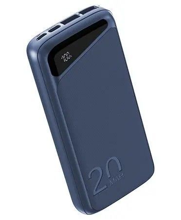 Зовнішній акумулятор (павербанк) Navitel PWR20 MX 20000mAh 22,5W Blue 614052 фото