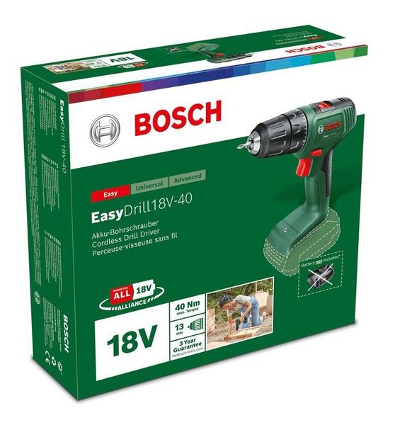 Шуруповерт Bosch Easydrill 18V-40 (06039D8000) 377629 фото