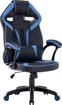 Комп'ютерне крісло для геймера Top E Shop Drift Black-Blue 351197 фото