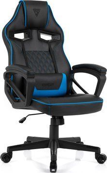 Комп'ютерне крісло для геймера Sense7 Knight black-blue 326557 фото