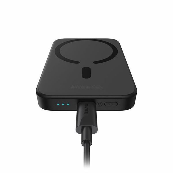 Зовнішній акумулятор (павербанк) Baseus Magnetic Mini 6000mAh 20W Black P10059002113-00 613599 фото