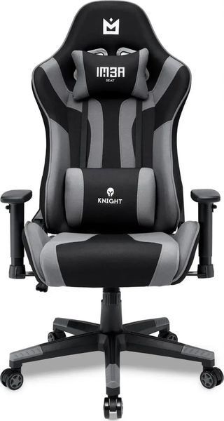 Компьютерное кресло для геймера IMBA seat KNIGHT Black-Grey 366078 фото