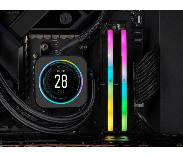 Пам'ять для настільних комп'ютерів Corsair 16 GB (2x8GB) 5600 MHz Vengeance RGB Black (CMH16GX5M2B5600Z40) 643630 фото