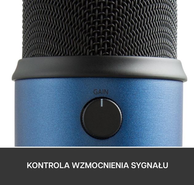 Мікрофон для ПК/ для стрімінгу, підкастів Blue Microphones Yeti Midnight Blue 340974 фото