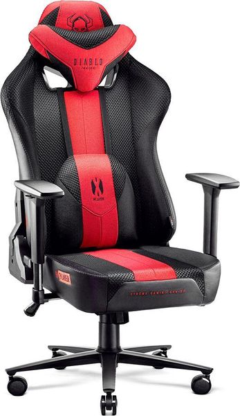 Компьютерное кресло для геймера Diablo Chairs X-Player 2.0 Crimson King Size/Antracite 312228 фото