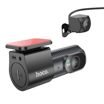 Автомобильный видеорегистратор Hoco DV8 Black (6942007623384) 554696ua фото