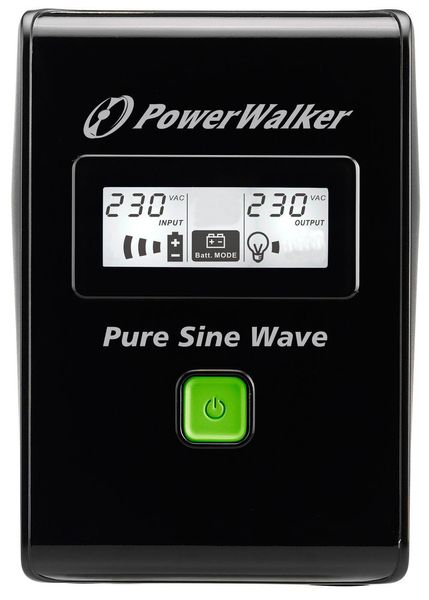 Лінійно-інтерактивне ДБЖ PowerWalker UPS VI 600 SW/FR 600VA 286449 фото
