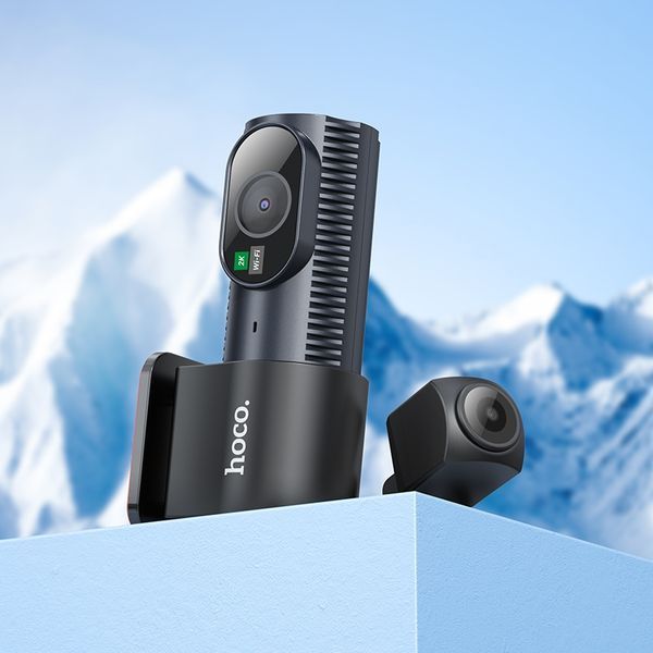 Автомобильный видеорегистратор Hoco DV8 Black (6942007623384) 554696ua фото