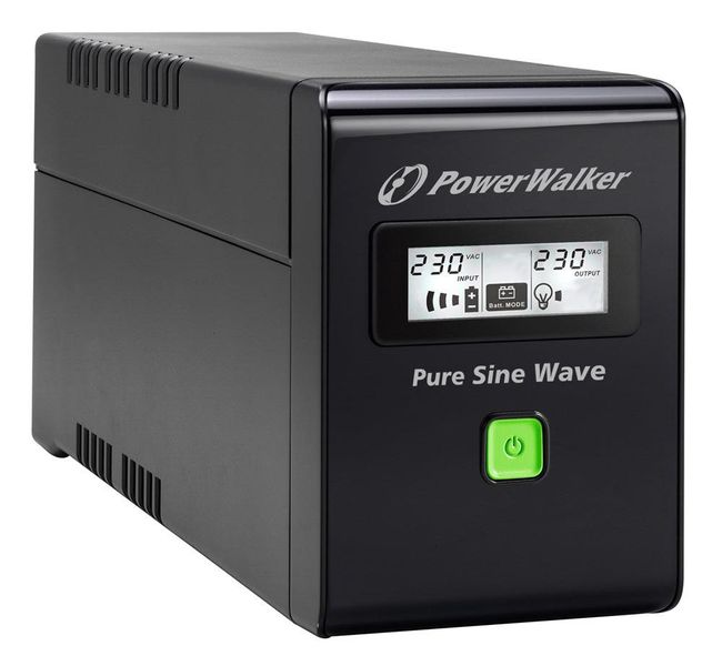 Лінійно-інтерактивне ДБЖ PowerWalker UPS VI 600 SW/FR 600VA 286449 фото