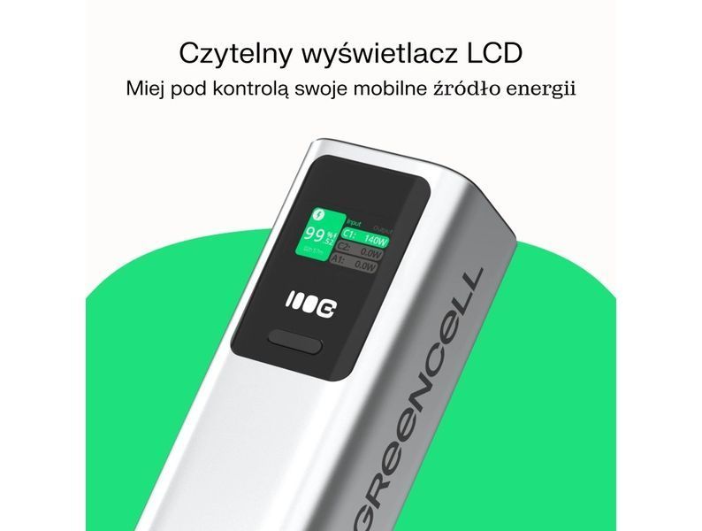 Внешний аккумулятор (павербанк) Green Cell PowerPlay Ultra 140W (PBGC25UD) 614039 фото