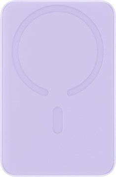 Внешний аккумулятор (павербанк) Baseus Magnetic Mini Wireless Fast Charge 10000mAh 20W Purple (PPCX110105) 612956 фото