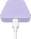 Зовнішній акумулятор (павербанк) Baseus Magnetic Mini Wireless Fast Charge 10000mAh 20W Purple (PPCX110105) 612956 фото 4