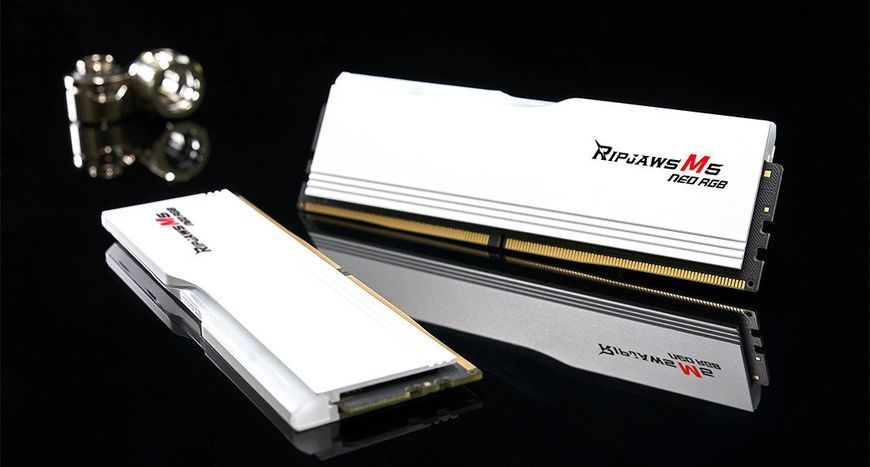 Пам'ять для настільних комп'ютерів G.Skill 32 GB (2x16GB) DDR5 6000 MHz Ripjaws M5 Neo RGB (F5-6000J3636F16GX2-RM5NRW) 621046 фото