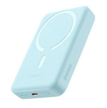 Внешний аккумулятор (павербанк) Baseus Magnetic Mini Wireless Fast Charge 30W 10000 mAh Blue (PPCX110203) 613594 фото