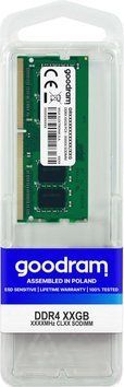 Пам'ять для ноутбуків Goodram 8 GB SO-DIMM DDR4 2666 MHz (GR2666S464L19S/8G) 507156ua фото