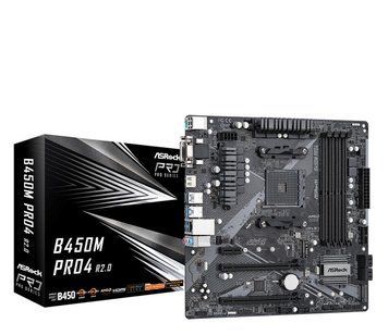 Материнская плата ASrock B450M Pro4 R2.0 463220 фото