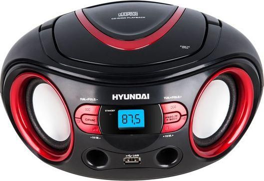 Магнітола Hyundai TRC 533 AU3BR black-red (324687) 145385 фото