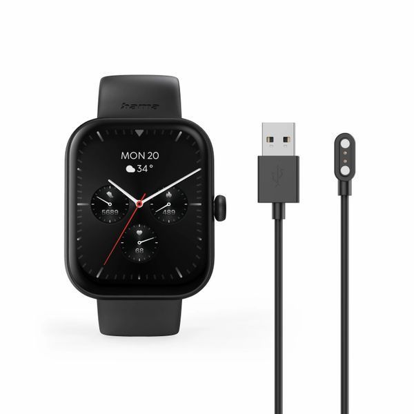 Смарт-годинник Hama Fit Watch 5000 Black 614166 фото