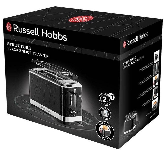 Тостер Russell Hobbs Structure Black 28091-56 354223 фото