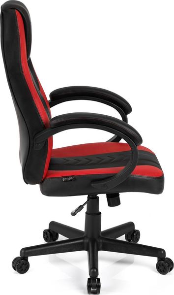 Компьютерное кресло для геймера Sense7 Prism black-red 326564 фото