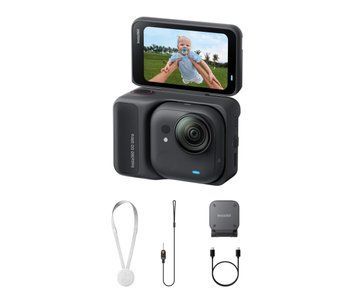 Экшн-камера Insta360 GO Ultra Standard Bundle Midnight Black 615112 фото