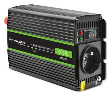 Автомобільний інвертор Qoltec 300W/600W 51936 528109 фото