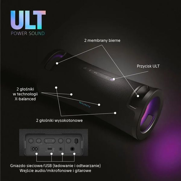 Портативна колонка Sony ULT Field 7 Black 511994 фото