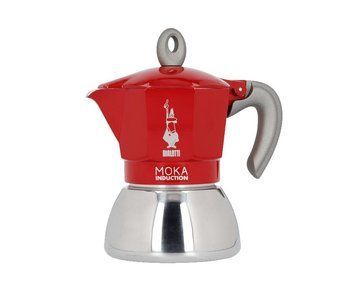 Кофеварка гейзерная Bialetti New Moka Induction 4 чашки Red (0006944) 317417 фото