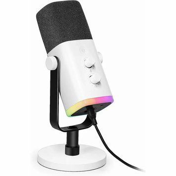 Микрофон студийный/ для стриминга, подкастов Fifine AmpliGame AM8 White 568744ua фото