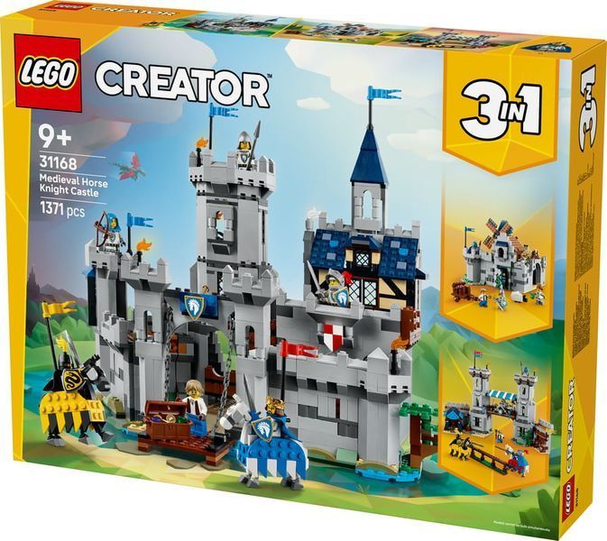 Блочный конструктор LEGO Creator Средневековый замок с рыцарем на коне (31168) 613375ua фото