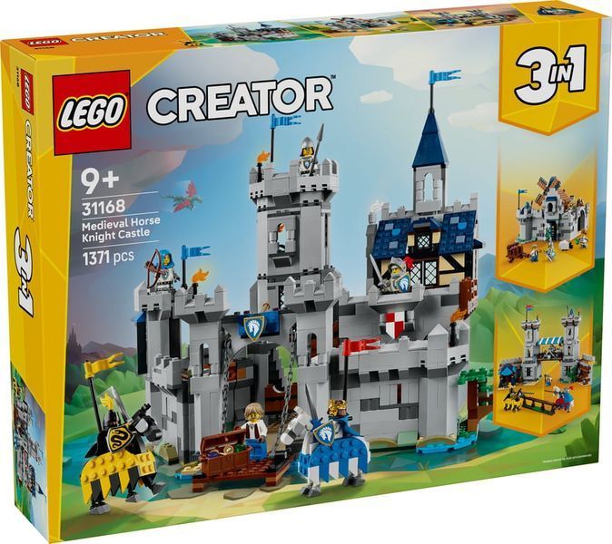 Блочный конструктор LEGO Creator Средневековый замок с рыцарем на коне (31168) 613375ua фото