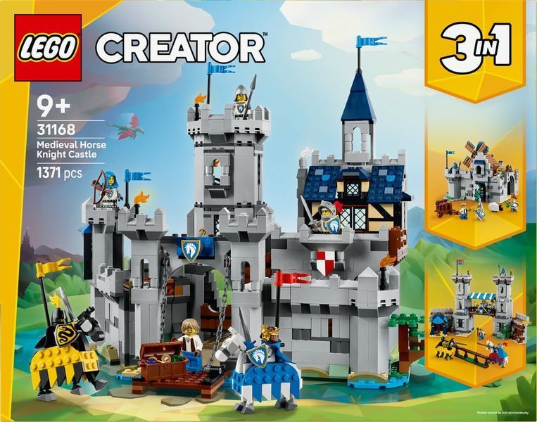 Блочный конструктор LEGO Creator Средневековый замок с рыцарем на коне (31168) 613375ua фото