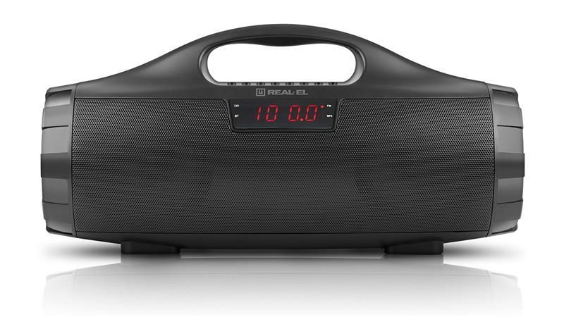 Портативна колонка Real-El X-731 Black (EL121600015) 580017ua фото