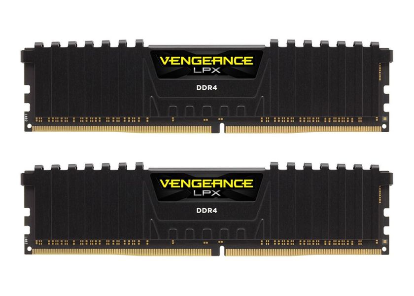 Пам'ять для настільних комп'ютерів Corsair 16 GB (2x8GB) DDR4 3600 MHz Vengeance LPX Black (CMK16GX4M2Z3600C18) 338507 фото