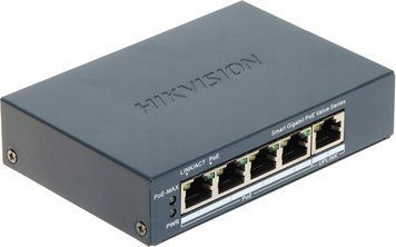 Коммутатор неуправляемый Hikvision DS-3E1505P-EI/M 593458 фото