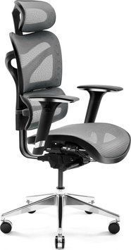 Офісне крісло для персоналу Diablo Chairs V-Commander Black/Grey 329542 фото