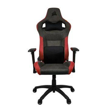 Компьютерное кресло для геймера Corsair T3 Rush Mesh Gray/Red 568378 фото