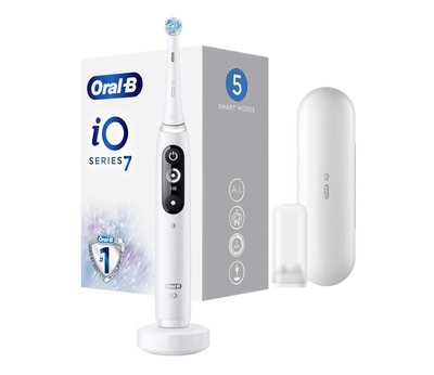 Электрическая зубная щетка Oral-B iO Series 7 White 465324 фото