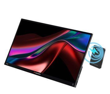 Портативный монитор Verbatim Portable Touchscreen Monitor Light 14" Full HD 1080p & Wireless Power Supply (32088) 643688 фото